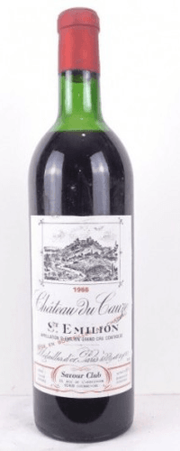 1966 - saint-émilion - château du cauze grand cru savour club