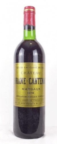 1978 - margaux - château brane-cantenac grand cru classé