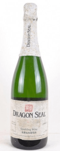 années 90 - sparkling wine - dragon seal chardonnay (non millésimé années 1990 à 2000) - pétillant - heibei