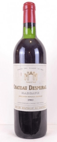 1983 - margaux - château desmirail grand cru classé