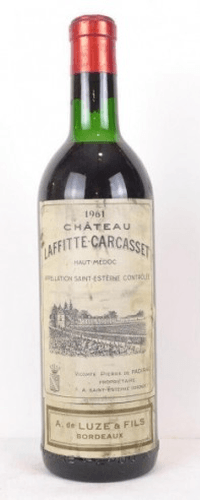 1961 - saint-estèphe - château laffitte-carcasset