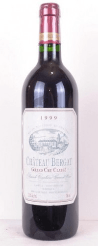 1999 - saint-émilion - château bergat grand cru classé