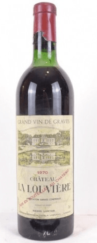 1970 - graves - château la louvière (capsule abîmée)