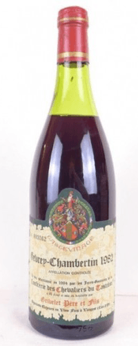 1982 - gevrey-chambertin - grivelet père et fils tastevinage