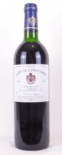 1996 - saint-émilion - clos de l'oratoire grand cru classé