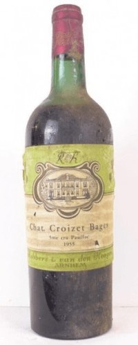 1955 - pauillac - château croizet bages grand cru classé (mise robbers)
