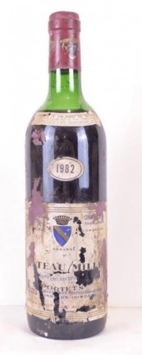 1982 - graves - château millet grand cru exceptionnel (étiquette abîmée)