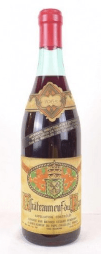 1965 - châteauneuf du pape - mathieu cesaire (export pour Italie)