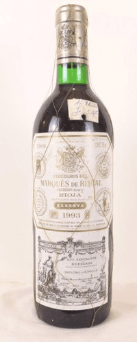 1993 - rioja reserva - marques de riscal