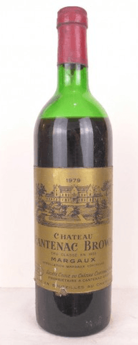 1979 - margaux - château cantenac brown grand cru classé (niveau bas)