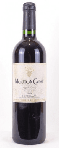 2004 - bordeaux - mouton cadet baron philippe de rothschild