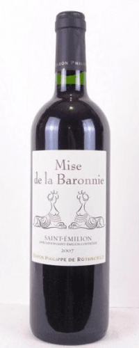 2007 - saint-émilion - mise de la baronnie baron philippe de rothschild