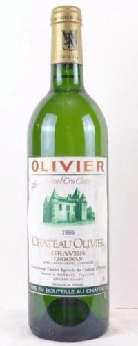 1986 - pessac-léognan - château olivier grand cru classé