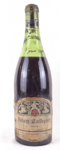1942 - volnay - hotel claridge taillepeids (sans capsule)