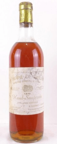 1975 - haut-sauternes - domaine de caplane contigu château d'yquem
