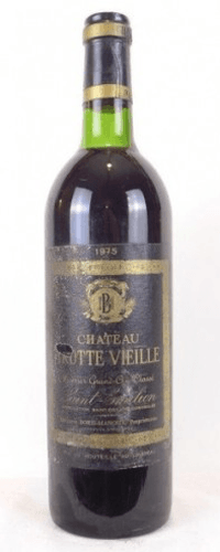 1975 - saint-émilion - château trotte vieille premier grand cru classé (étiquette abîmée)