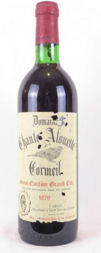 1979 - saint-émilion - château chante alouette cormeil grand cru