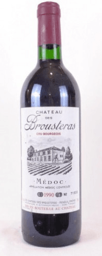 1990 - médoc - château des brousteras cru bourgeois