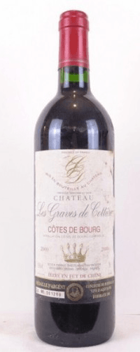 2000 - côtes de bourg - château les graves de cottière fût de chêne