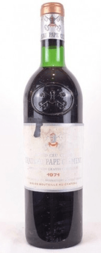 1971 - pessac-léognan - château pape clément grand cru classé