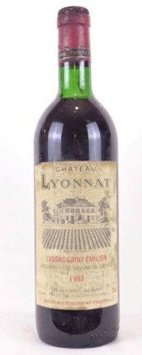 1983 - lussac saint-émilion - château lyonnat
