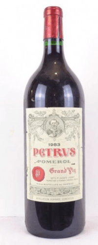 1983 - pomerol - petrus (capsule découpée vérification année) magnum 150 cl