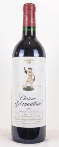 1992 - pauillac - château d'armailhac grand cru classé