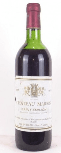 1975 - saint-émilion - château marrin