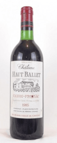 1985 - canon-fronsac - château haut ballet