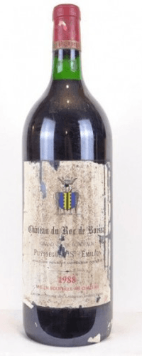 1988 - puisseguin saint-émilion - château du roc de boissac (étiquette fragile) magnum 150 cl