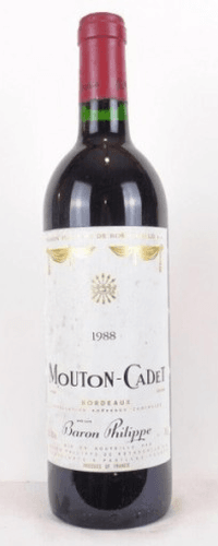 1988 - bordeaux - mouton-cadet baron philippe de rothschild