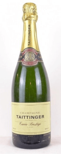 années 90 - champagne - taittinger brut cuvée prestige (non millésimé années 1990 à 2000)  - pétillant - champagne