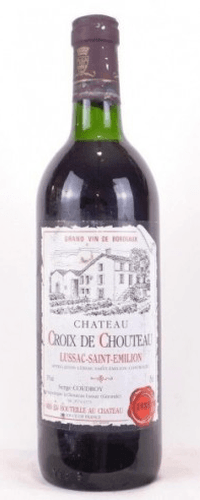 1988 - lussac saint-émilion - château croix de chouteau