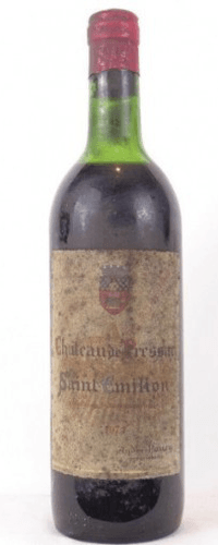 1973 - saint-émilion - château de pressac (étiquette sale)
