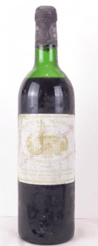 1977 - margaux - château margaux grand cru classé (capsule abîmée)
