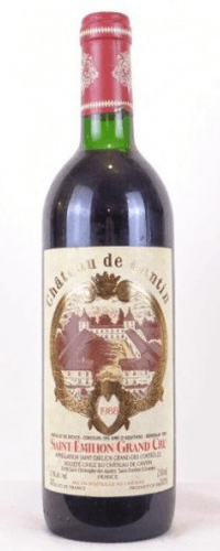1988 - saint-émilion - château de cantin grand cru