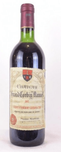 1981 - saint-émilion - château grand corbin manuel grand cru