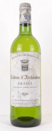 1977 - graves - château d'archambeau