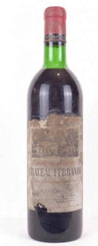 1970 - graves - château ferrande grand cru