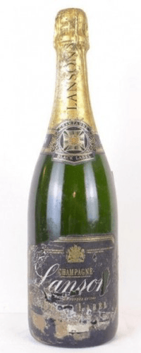 années 70 - champagne - lanson black label brut (non millésimé années 1970 à 1980) - pétillant - champagne