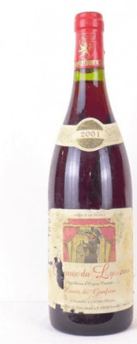 2001 - coteaux du lyonnais - cayolle cuvée de gnafron