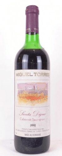 1991 - curico - torres santa digna cabernet sauvignon crianza