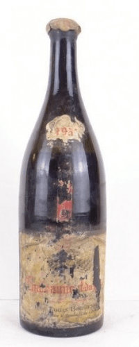 1955 - châteauneuf du pape - louis boulanger (année juste lisible niveau bas bouteille soufflée)
