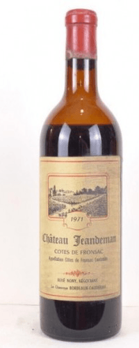 1971 - fronsac - château jeandeman (niveau bas)