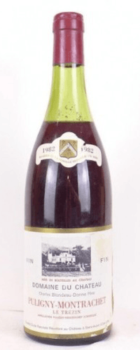 1982 - puligny-montrachet - domaine du château le trezin