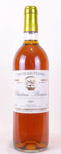 1991 - sauternes - château bernisse