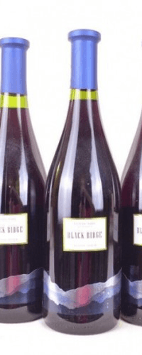 années 2000 - dealul mare - black ridge pinot noir (non millésimé années 2000 à 2010) lot de 3 bouteilles