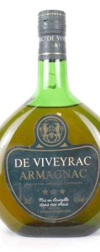 années 90 - armagnac - de viveyrac (non millésimé années 1990 à 2000) 70 cl - alcool - sud-ouest