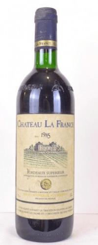 1985 - bordeaux supérieur - château la France fût de chêne