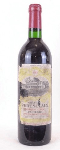 1987 - pauillac - château pédesclaux grand cru classé